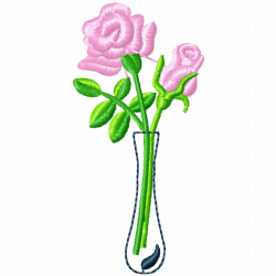 Flowers Embroidery Design 10